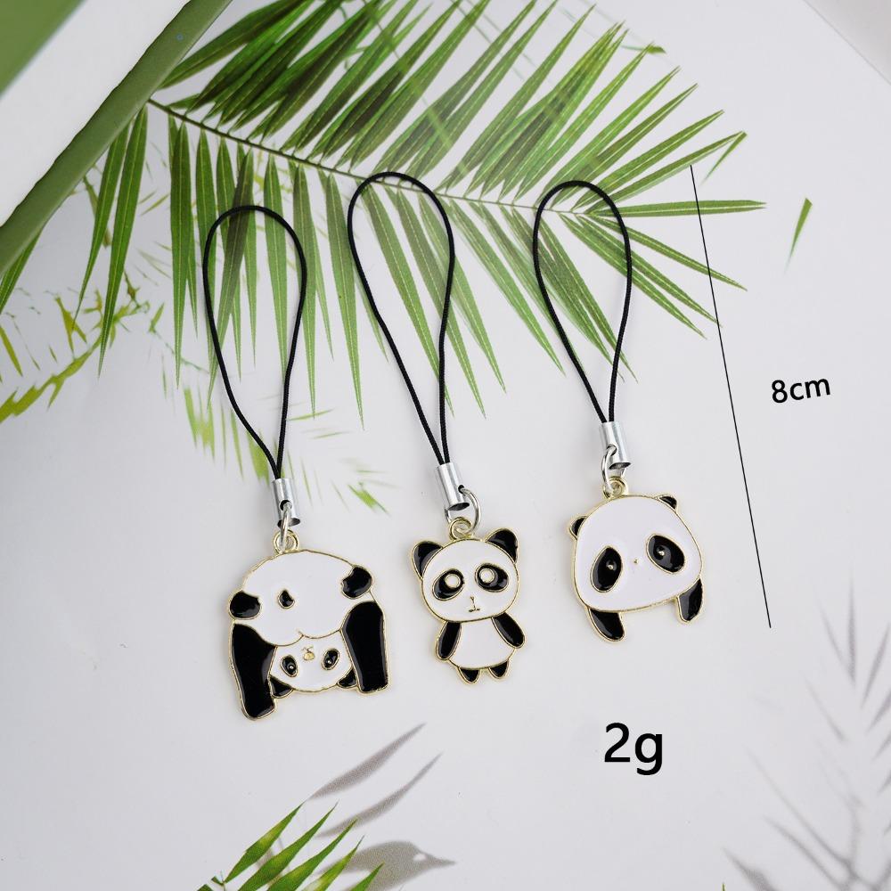 Cartoon Phone Charm Lanyard Panda Mobile Phone Pendant Cute Phone Strap  Girl's Phone Decoration