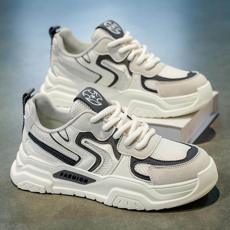 Men 's Casual Four Seasons Fashion Skateboarding Students Comfortable Sneakers Boys Trending Soft Sole Breathable Shoes