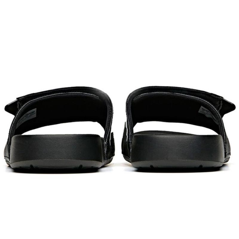 Anta Marvel X Serie Estilo de Vida Sandalias Simples Cómodas Silenciosas para Hombre Calzado Negro Blanco 912126993-1
