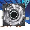 CPU Cooler Push Down Blow Down 4 Brass Pipe 4 Pin Non Light Black for AMD 775   1366   1155