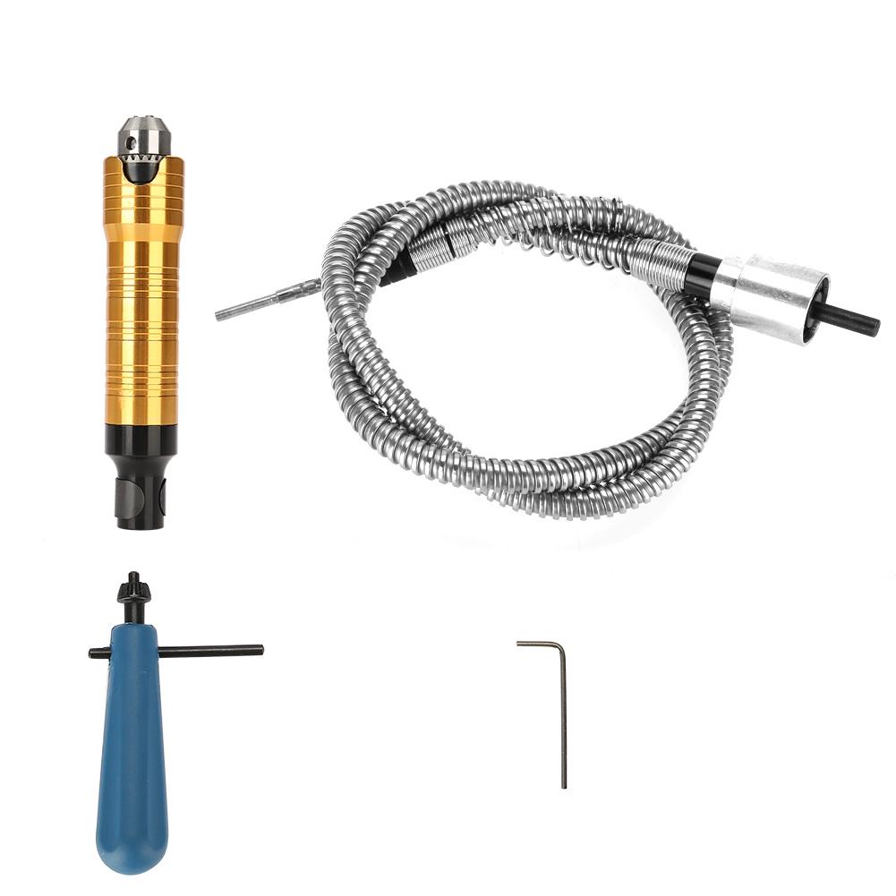 6mm Flexibler Flexwellen-Aufsatz für Bohrmaschine, Schleifmaschine, Werkzeug 0.5 6.5mm Spannfutter Griff