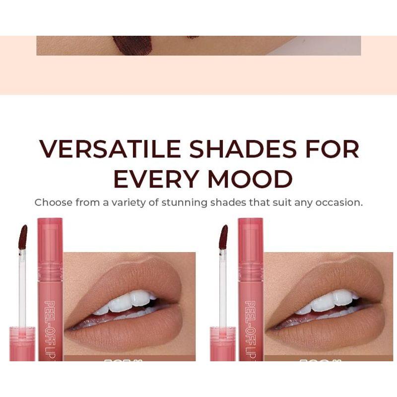 BEAUTY GLAZED - Langanhaltender matter Peel-Off-Lippenstift - 6 Farben