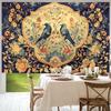 2D flat surface, one-piece Baroque Persian tapestry wall hanging, suitable for use as a background in photography studios