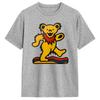 Oversized T Shirt Summer Gratefuls Deads Yellow Dancing Bear Hippie T Shirts Cotton Tshirt Unisexs Y2K Retro Short Sleeve Clothes