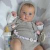 NPK 48cm Reborn Baby Toddler Girl Very Soft Cloth Doll Stuffed Toy Lifelike Real Soft Touch