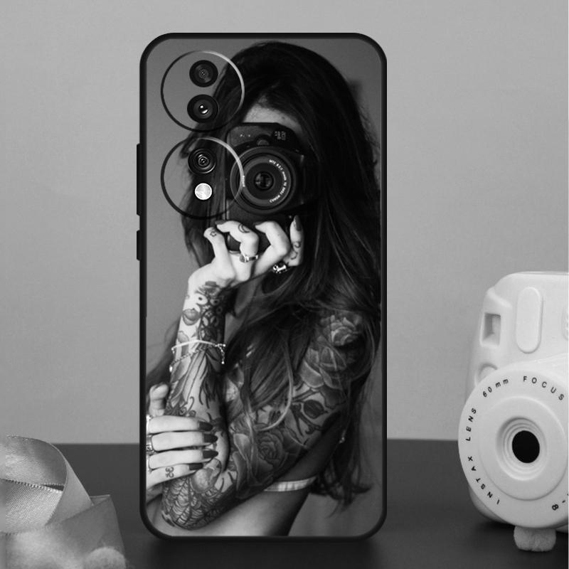 

Sexy Sleeve Tattoo Girl Case For Honor Magic 8 Pro 5 6 7 Pro Win X9a X9b X9c X9d X8b X8c 50 70 90 200 400 Lite Cover Honor X9a