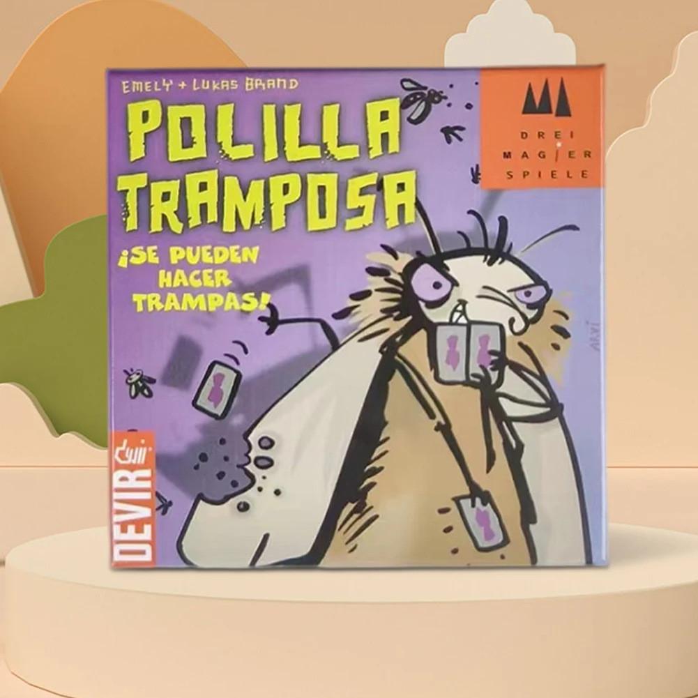 Quick Stop Tramposa Polilla Kids Party Card Game With Entertainment Features For Family Gathering