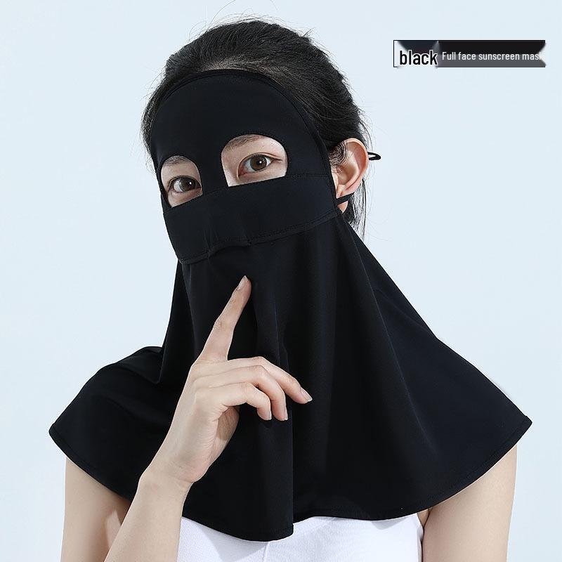 Unisex Eisseide Sonnenschutz Gesichtsmaske für Wind und Staub