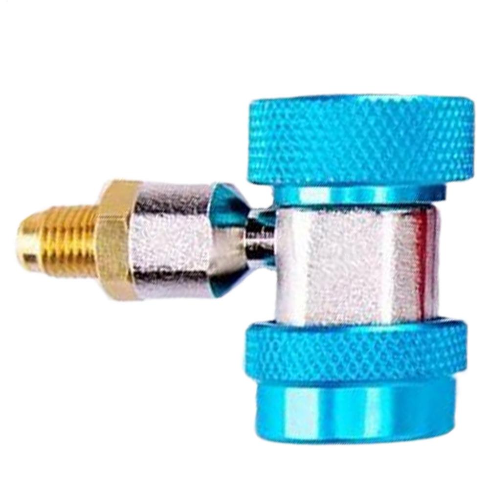 Car Air Condition Quick Coupler  Tee A/C Adapter R134A  H/L Manifold Connector High Low Adapter Air Conditioning Accessories