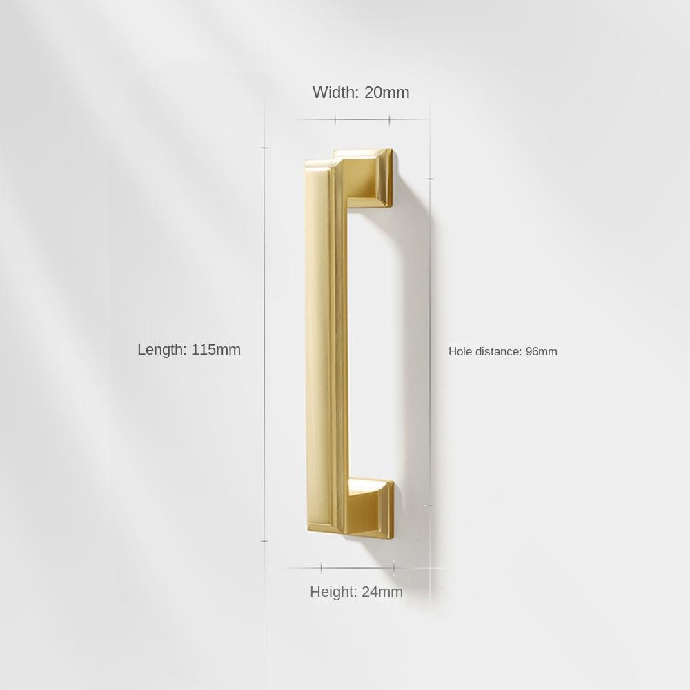 Zinc Alloy Cabinet Straight Handle Straight Multifunctional Furniture Knobs Furniture Hardware Drawer Pull Handles Cabinet