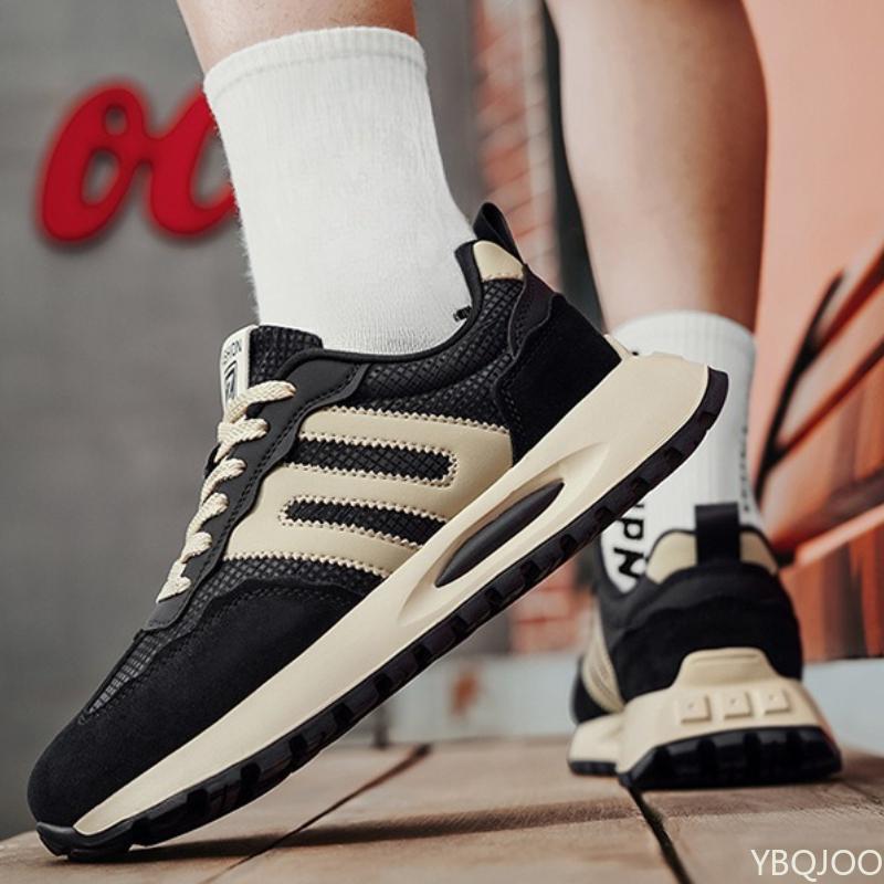 Men's Shoes Spring New Retro Running Casual Shoes for Teenagers Thick Soled Non Slip Simple Comfortable Shoes for Sports