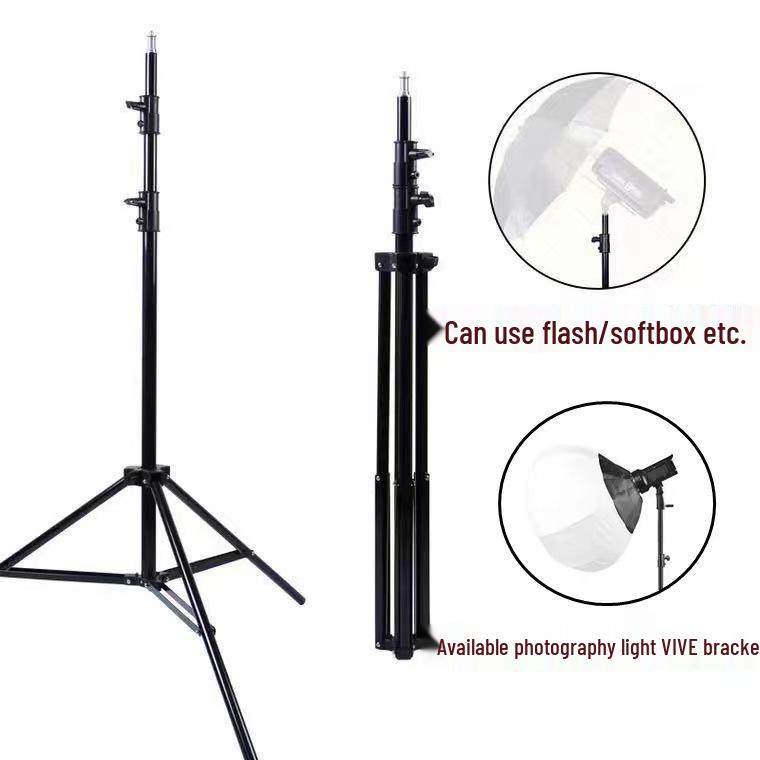 2.8m Portable Universal Phone Tripod Stand for Live Streaming and Outdoor Shooting