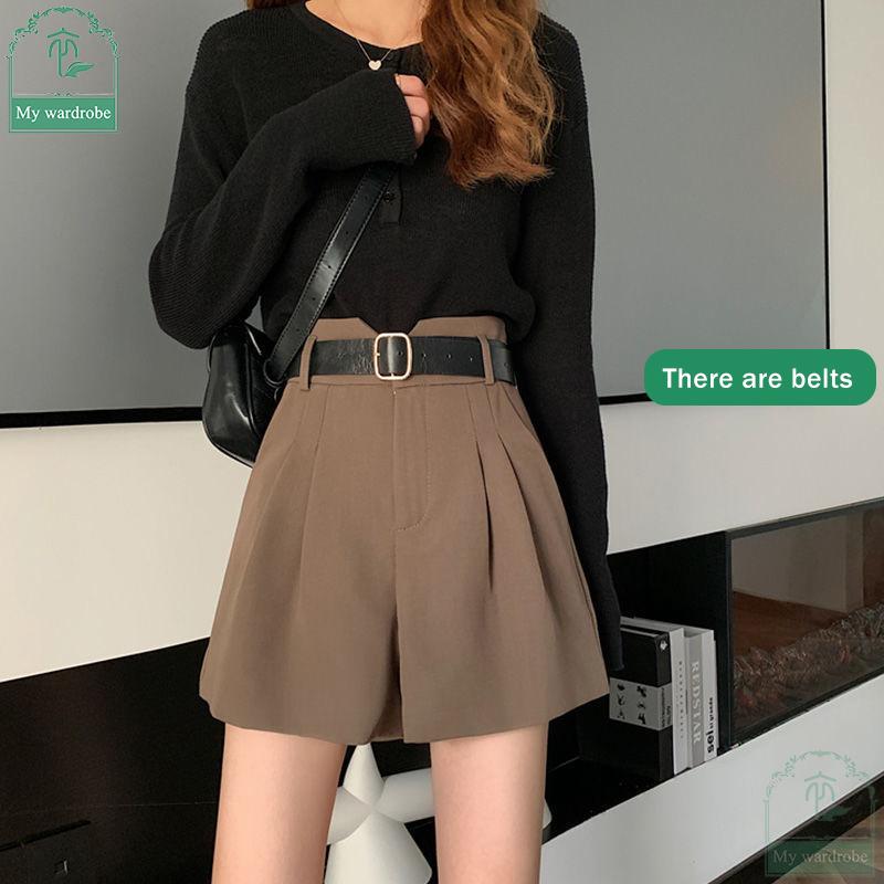 

My Wardrobe Authorization Женские свободные шорты для костюма, летние широкие брюки в корейском стиле, универсальные повседневные шорты XL