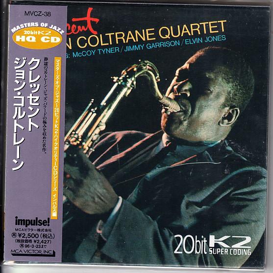 

CD JOHN COLTRANE - Crescent MVCZ38 Impulse! 1994 Япония Джаз Б/У