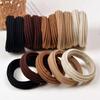 5/10PCS Durable Mix Color Hair Ties High Elasticity Styling Decoration Scrunchies Bold Thickened Hair Band for Women Girls