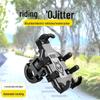 Octopus Motorcycle Phone Holder: Anti-Shock, Rotating, with Electric Battery for Navigation