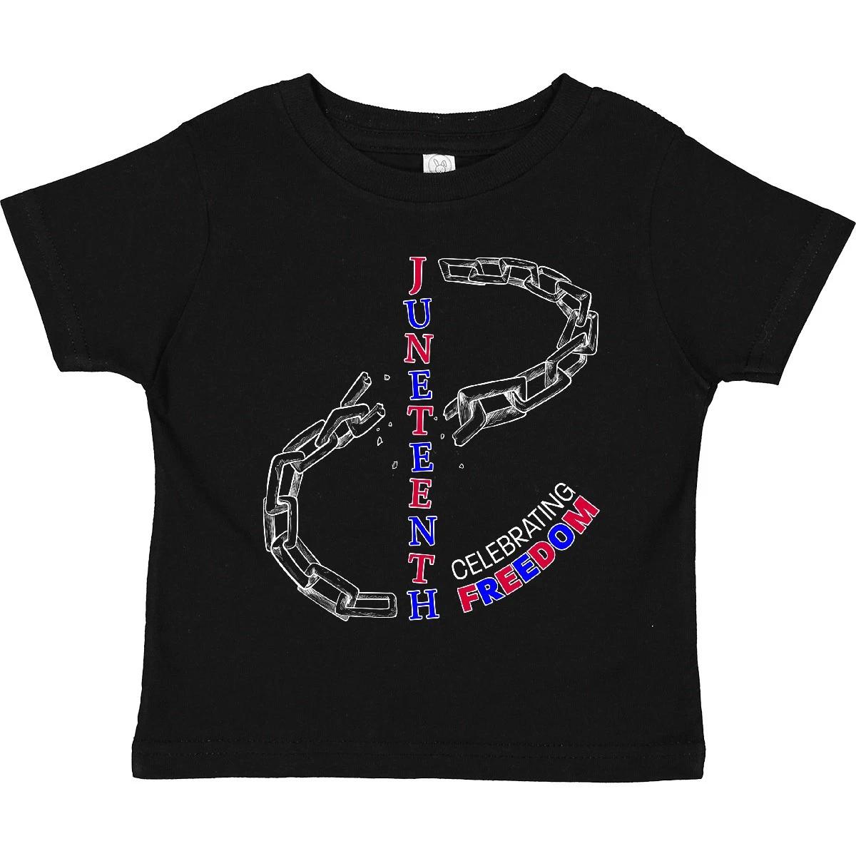 Inktastic Juneteenth-Celebrating Freedom- Breaking Chains Toddler T-Shirt June 150