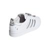 Adidas Originals Superstar II Comfortable Versatile Fashion Trendy Mid-Top Sneakers Women Sneakers White Silver JQ8777