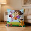 Cute D-Dora The E-Explorer Pillow Case Cushion Cover Throw Pillow Case For Car Sofa