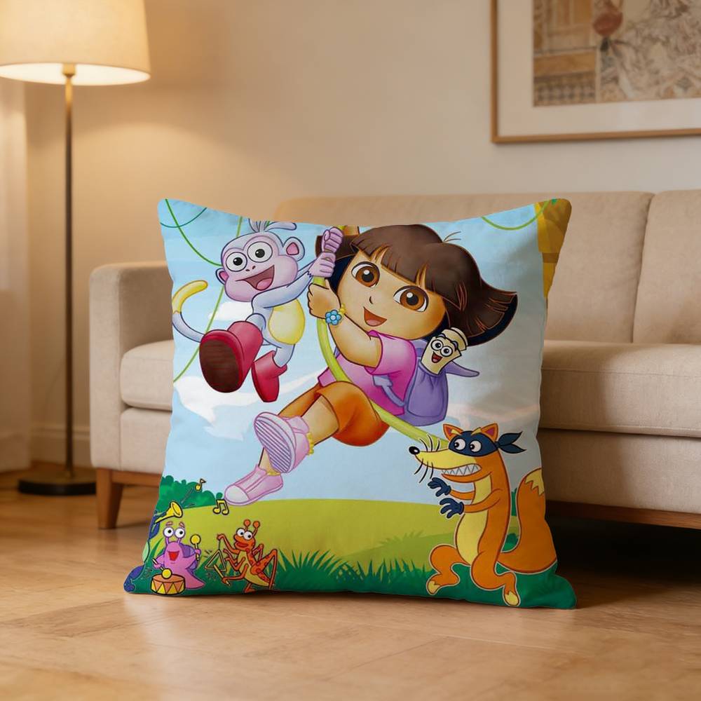

Cute DDora The EExplorer Pillow Case Cushion Cover Throw Pillow Case For Car Sofa 30x30cm