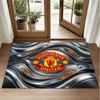 Manchester United Design Kristall Samt Teppich Weiche Dekorative Matte für Schlafzimmer Eingang