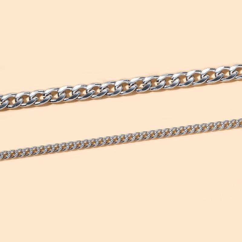 Alloy Anklet Jewelry Exaggerated Personality Niche Design Wind Multi-layer Snake Bone Anklet Women