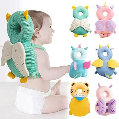 Toddler Baby Head Protector Safety Pad Cushion Back Prevent Injured Angel Bee Cartoon Security Pillows Protective Headgear