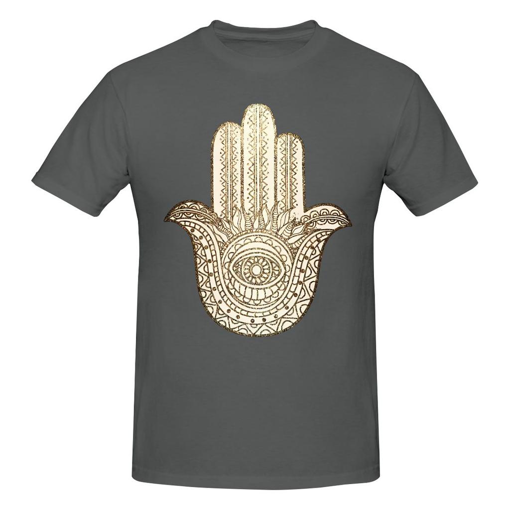 Funny Golden Hamsa Hand Unisexs Printed TShirt Unisex T shirtShirts