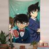 Detective Conan Japanese Printed Large Wall Tapestry Hanging Tarot Hippie Wall Rugs Dorm Art Home Decor