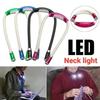 Book Light Led Neck Hug Reading Lamp Flexible Handsfree Novelty Led Night Light Flashlight Indoor Outdoor Camping Light