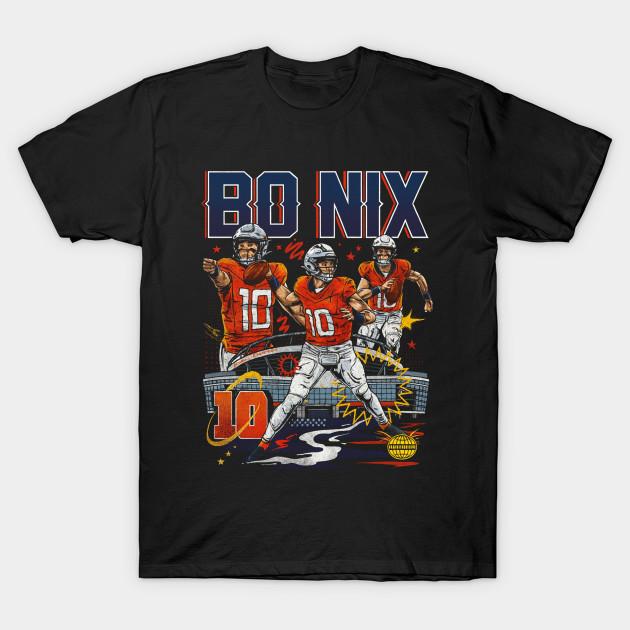 

Men Black Print T-shirt Denver-Broncos No-Cut Transfer Paper Print Cotton Tshirt 4XL чорний