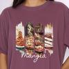 Mangia Italian Food T-Shirt, Comfort Colors Foodie Shirt, Unisex Gift, for Mom, Dad, Nonna, Friend, Italy Travel Lover, Pasta, Tiramisu