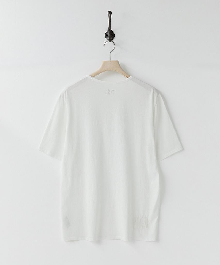 Leopeusaideu Scoop Neck T-Shirt Off White