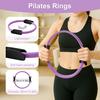 Women Pilates Ring with Non-slip Grip Handles Leg Toning Inner Thigh Pelvic Floor Exercise Yoga Circle Home Gym Fitness Equipment