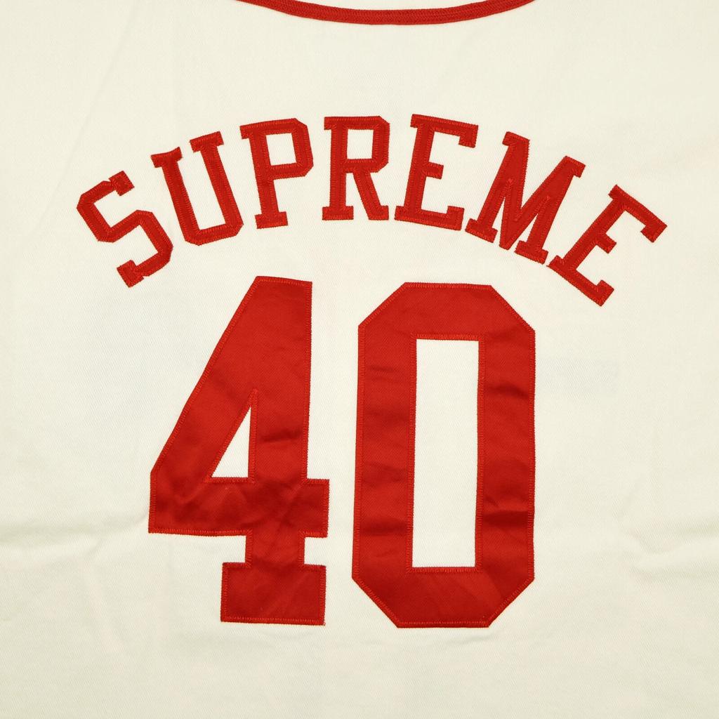 Supreme 40 Acres Twill Baseball Jersey Natural