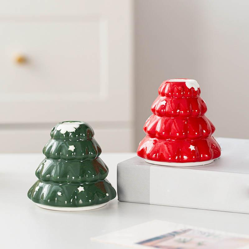 

Рождественский подсвечник Креативное украшение для стола, Подарок для друзей One Size