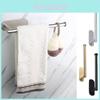 304 Stainless Steel Kitchen Paper Towel Rack For Bathroom And Toilet Oval Shape Brushed Black