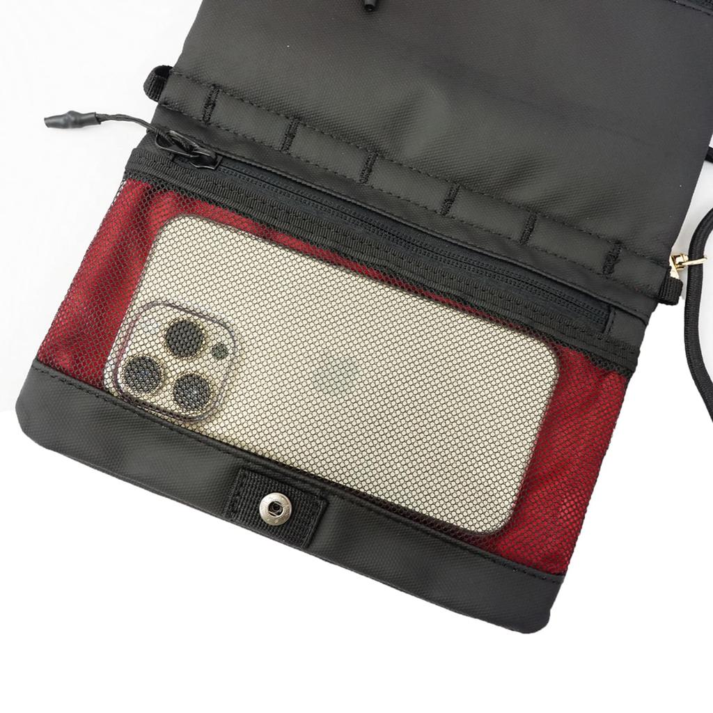 Holiday A.M. Women's Shoulder Bag [BlackSize: 14cm X 21cm X 2cm] Smartphone Shoulder BagPouch (KB211)