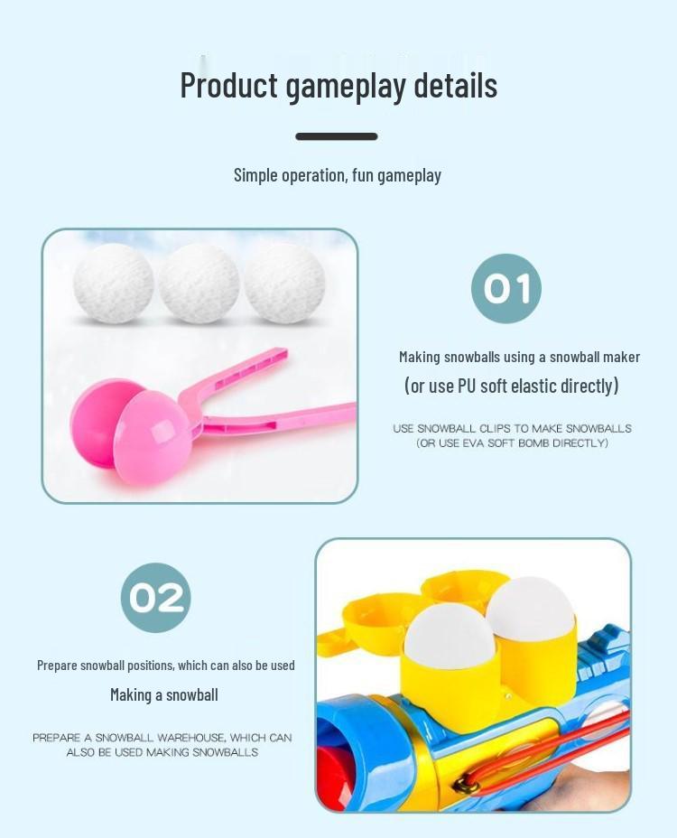 Snowball Maker & Play Set: Children's Winter Outdoor Toy