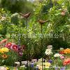 Metal Bird Garden Stakes Set of 2 Decorative Outdoor Yard Ornaments for Patio Lawn Planter Decorations Iron Art Garden Accessories