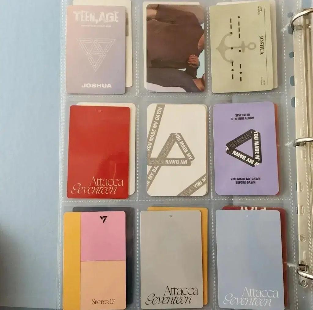 SEVENTEEN Joshua Photocard Set Used