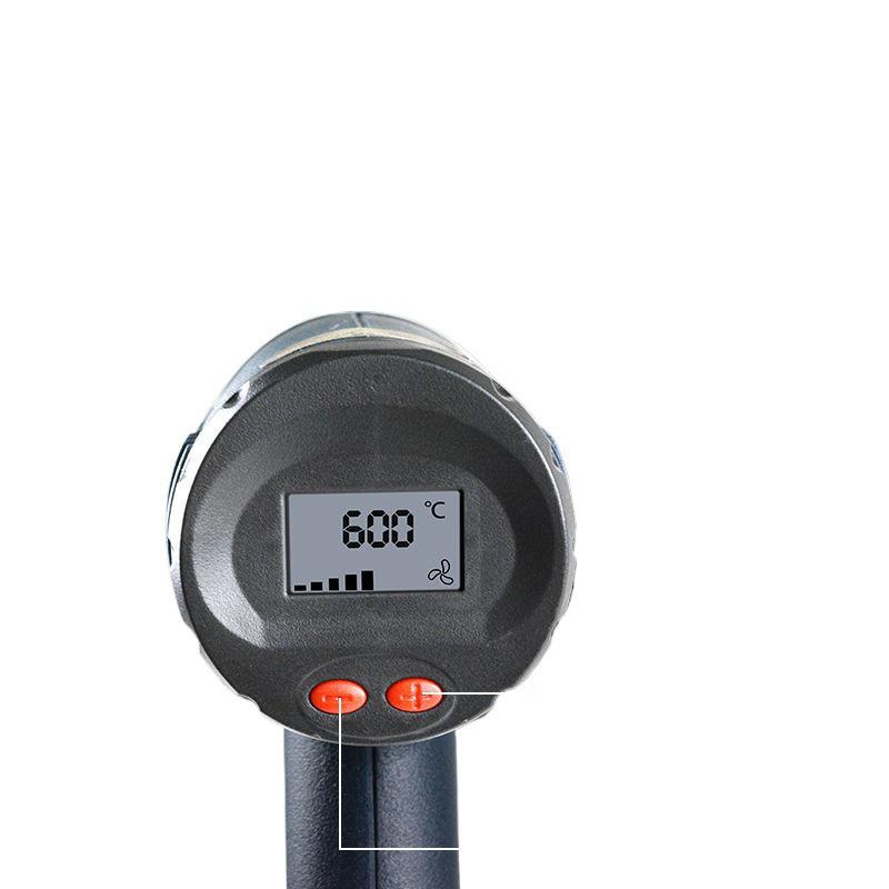 Adjustable Temperature Digital Heat Gun for Car Wrapping and Repairs