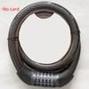 Five-Digit Combination Anti-Theft Steel Cable Lock for Bicycles and Helmets