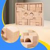 Wood Building Blocks Early Education Toy Birthday Gifts for Boys Girls Construction Toys DIY Home
