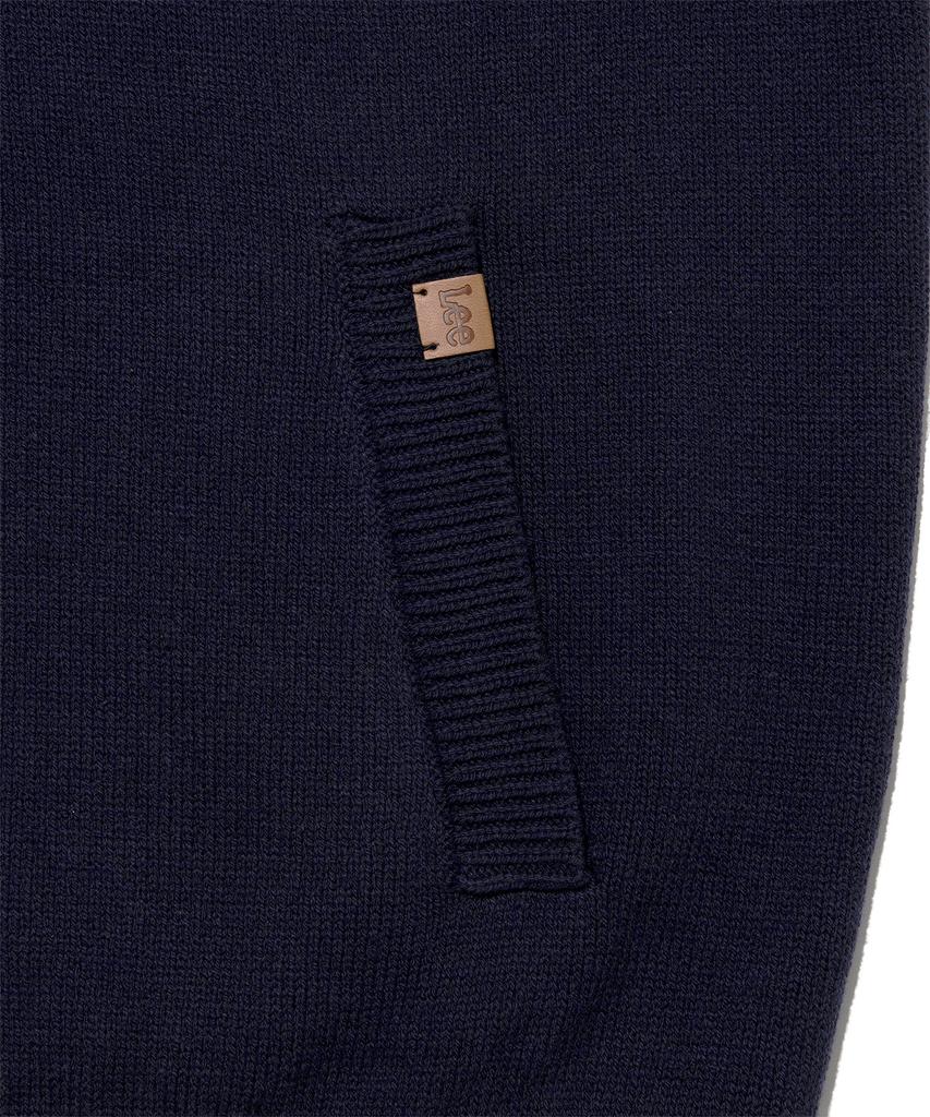 Lee Riders Zip-Up Knit Cardigan Navy