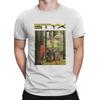 STYX Creative TShirt for Band The STYX Grand Illusion Round Collar Basic T Shirt Personalize Birthday Gifts OutdoorWear Unisex