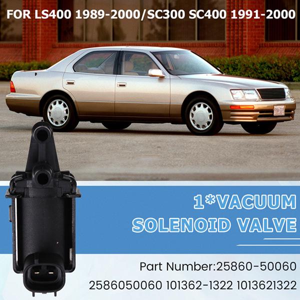 Schwarzes Automobil-Vakuum-Magnetventil, ABS-Material, Modell 25860-50060, Kompatibel mit Feng.