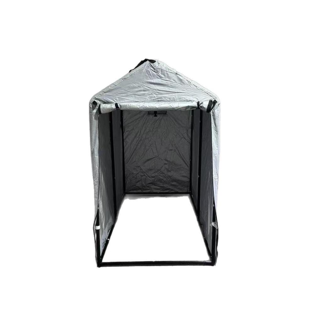 Steel Frame Outdoor Canopy Tent for Bicycle and Electric Vehicle - Rain/Sun Protection Carport Storage