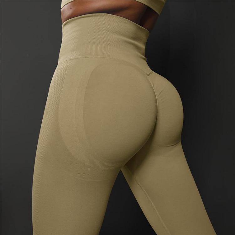 Nessaj Seamless High Waist Yoga Tights Women Scrunch Butt Workout Leggings Gym Fitness Slim Pants