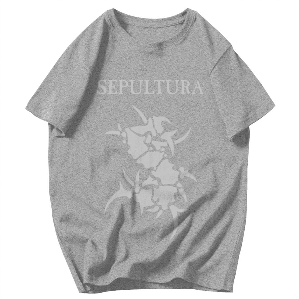 Men T Shirt Sepultura Band Cotton Y2K Graphic Short Sleeve Unisex Clothing T Shirts